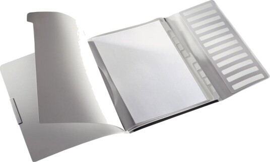 Leitz Style   Klassifikasjonsmappe   12 Rom   12 Deler   For A4 210 X 297 Mm   Kapasitet: 200 Ark   Med Fliker   Atlasksort
