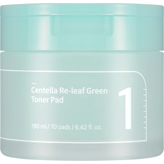 numbuzin No.1 Centella Re-Leaf Green Toner Pad 70 pads 190 ml