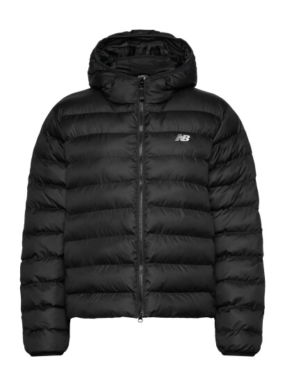 New Balance Sport Essentials Hooded Puffer Jacket - Black - XS New Balance Sport Essentials Hooded Puffer Jacket - Black - XS
