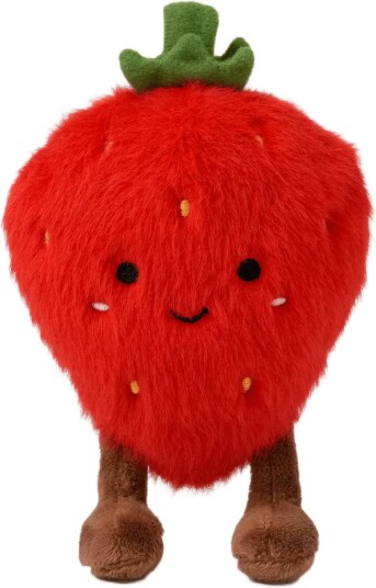 Teddykompaniet Teddy Fruits, Jordgubbe - RED - 12 cm