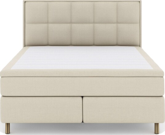 Select No 6 Komplett Sengepakke 210x210 Fast Memory/Pocket Beige/Kobberben