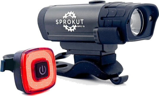 Sprokut 400S Led Sykkellyktesett 400 Lm + 10 Lm Sprokut 400S Led Sykkellyktesett 400 Lm + 10 Lm