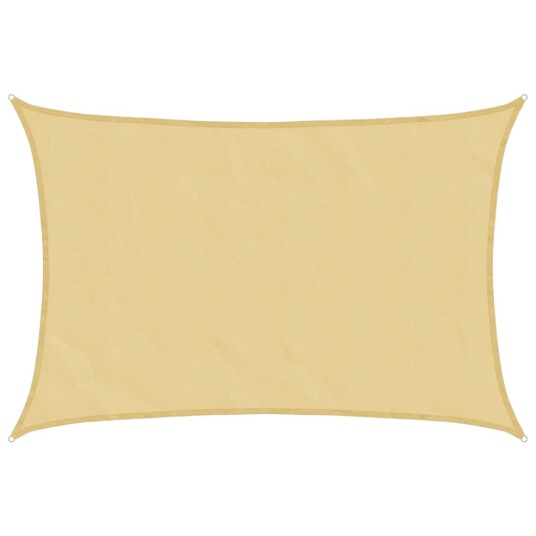 Solseil sand 5x3 m 100% polyester oxford 4000572