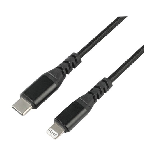 DACOTA PLATINUM USB-C- – LIGHTNING-KABEL 3M, SVART