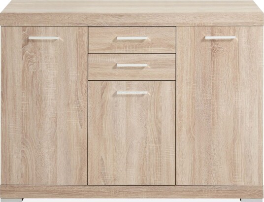 Bristol Skjenk 120 cm Lav - Lys Eik