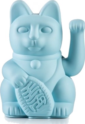 Donkey Lucky Cat Maneki-Neko - Blue Donkey Lucky Cat Maneki-Neko - Blue