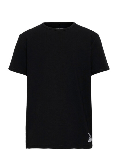 Mini Rodini Basic Ss Tee Black 80-86 Mini Rodini Basic Ss Tee Black 80-86