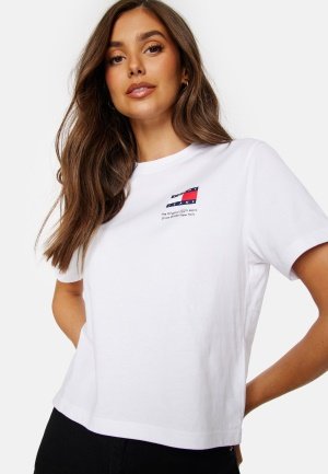 TOMMY JEANS BXY Graphic Flag Tee YBR White S TOMMY JEANS BXY Graphic Flag Tee YBR White S