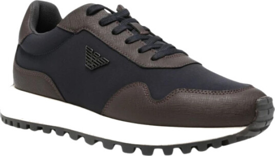 Emporio Armani Herre Sko Blå 43 EU,
