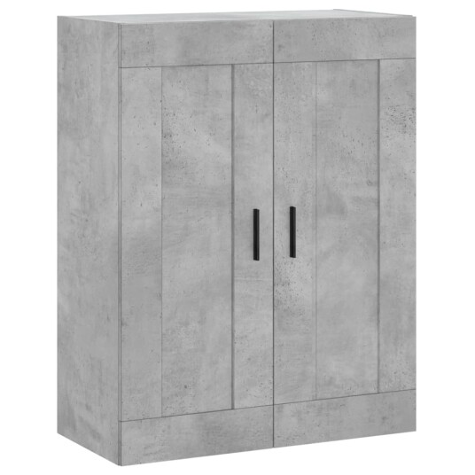 vidaXL Highboard betong grå 69,5x34x180 cm konstruert tre 8720845492519