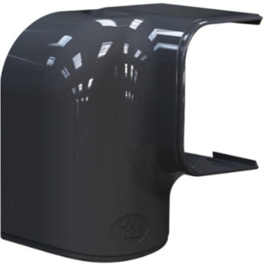 GrøntKlima AS Optima T Bend Høyrevridd MRD75 75 X 56mm Sort