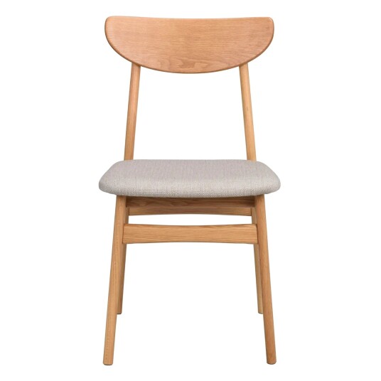Rowico Home Rodham spisestuestol Eik/grå beige Natur