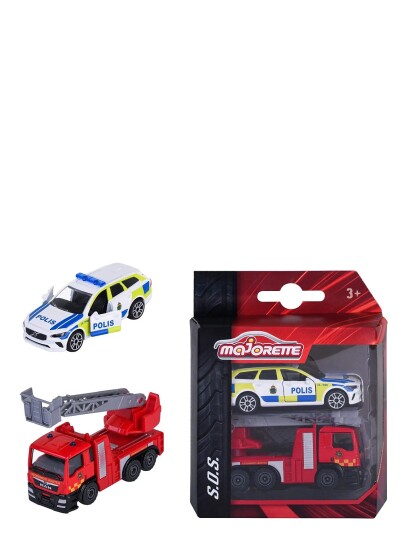 Majorette Swedish S.O.S. 2 Pieces Set Red Majorette Swedish S.O.S. 2 Pieces Set Red