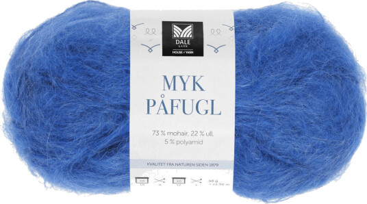 Dale Garn Dale Myk Påfugl 5437 Kongeblå