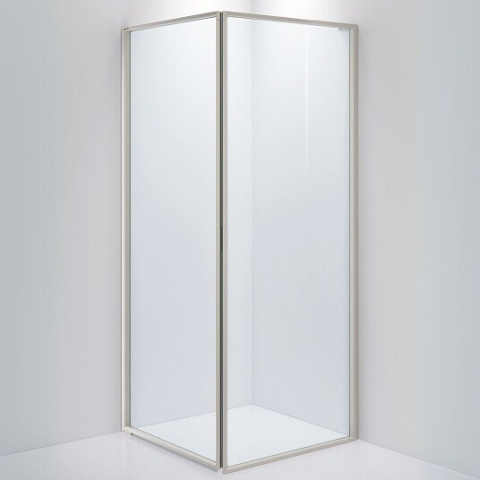 INR Iconic Nordic Rooms Dusjhjørne Edge 13 Måltlpasset - Venstre / Stone Klart Glass