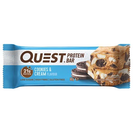 Quest bar cookies and cream 60 gr Quest bar cookies and cream 60 gr