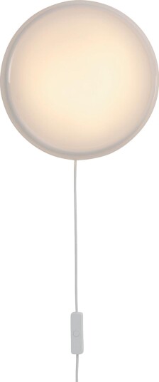 Muuto Looped Vegg / Taklampe Dimbar med Bryter IP44 Hvit