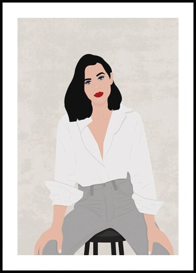 Confident Woman Plakat Plakat / 21x30cm