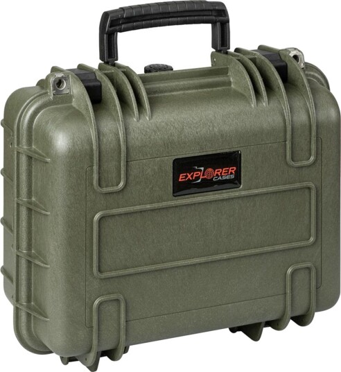 Explorer Cases 3317 HL Flightcase - 330x230x170mm - Olivengrønn