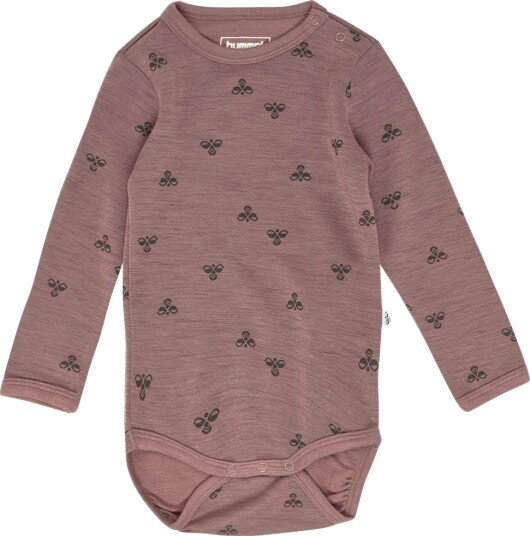 Hummel Twilight Mauve Mini Ull Body L/S 74 Hummel Twilight Mauve Mini Ull Body L/S 74