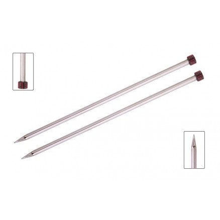 KnitPro Nova Cubics Strikkepinner / Genserpinner Messing 30cm 7,00mm / 11.8in US10Â¾
