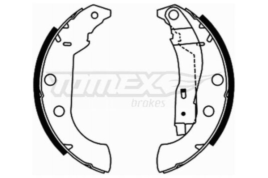 Bremsesko sett TOMEX Brakes TX 20 67 Bremsesko sett TOMEX Brakes TX 20 67