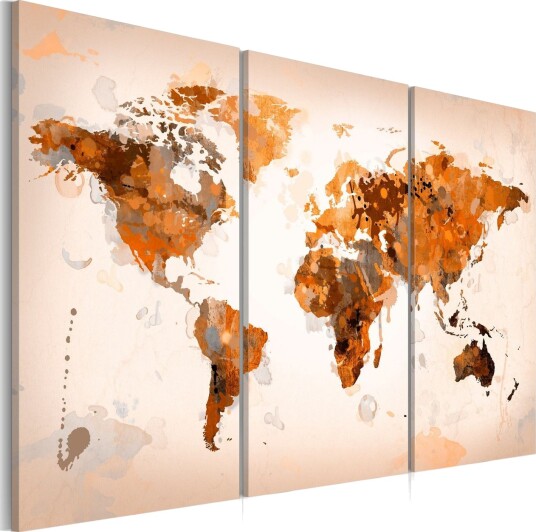Bilde Geography lesson World Desert Storm 90x60 Artgeist sp. z o. o.