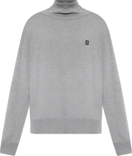 Balmain Herre Strikkevarer Grå 2XL, Balmain Herre Strikkevarer Grå 2XL,