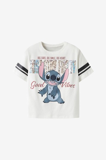 Name It T skjorte NkfDymi Stitch SS Hvit Name It T skjorte NkfDymi Stitch SS Hvit