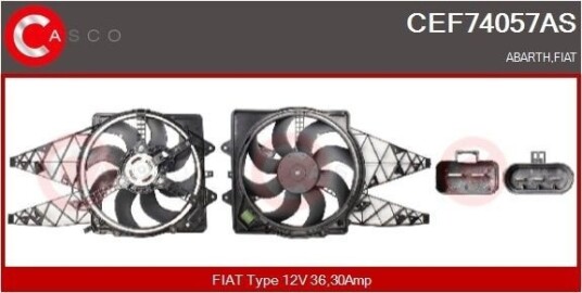 CASCO CEF74057AS Kjølevite, radiator CASCO CEF74057AS Kjølevite, radiator