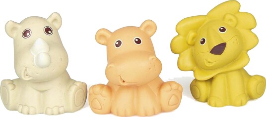 Le Toft Zoo Animals Badeleker 3-Pakning