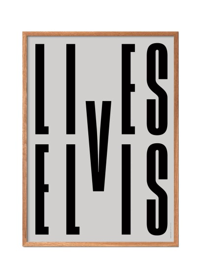 Poster & Frame St-Elvis-Lives - Multi/patterned - 50X70CM Poster & Frame St-Elvis-Lives - Multi/patterned - 50X70CM