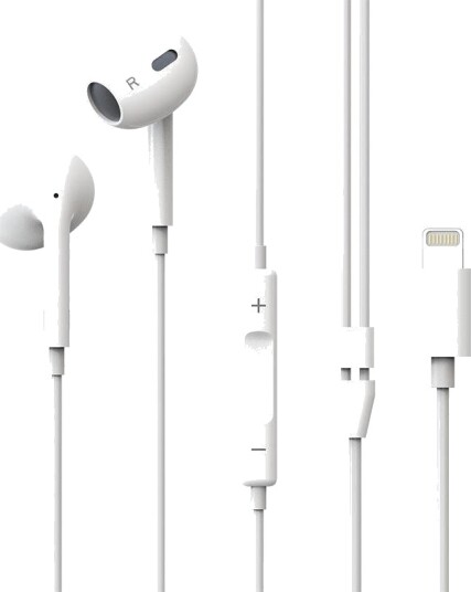 Kodak 210+ In-Ear Hodetelefoner Hvit Kodak 210+ In-Ear Hodetelefoner Hvit