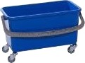 Spand 22 Ltr 52X27x25.5 Cm Med Hjul Blå,Stk