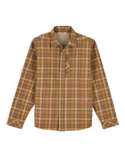 Simms Coldweather Shacket Schooner Plaid: Bronzeback Simms Coldweather Shacket Schooner Plaid: Bronzeback
