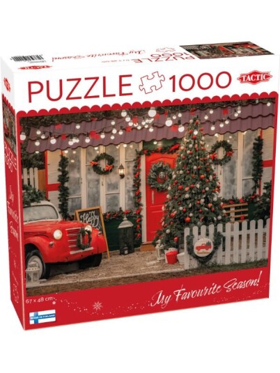 Tactic puslespill 1000 brikker Jul på verandaen Tactic puslespill 1000 brikker Jul på verandaen