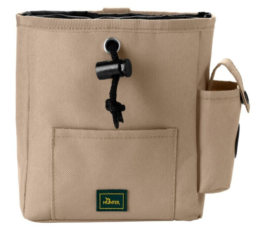 Hunter Godbitveske Tyra 17x14 cm Beige til hundetrening Hunter Godbitveske Tyra 17x14 cm Beige til hundetrening