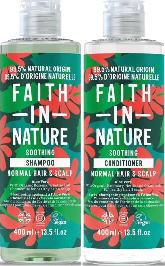 Faith In Nature Bundle Aloe Vera Shampoo 400 ml & Conditioner 400 ml