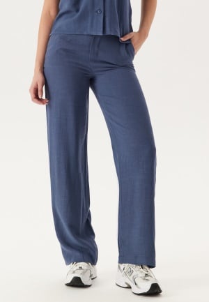 Object Collectors Item Objsanne Aline Wide Pant Dark Denim Detail:Col 42