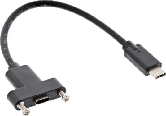 Inline 33441G 0,2 M Usb C Usb C Usb 3.2 Gen 1 3.1 Gen 1 Hankjønn/Hunkjønn Svart