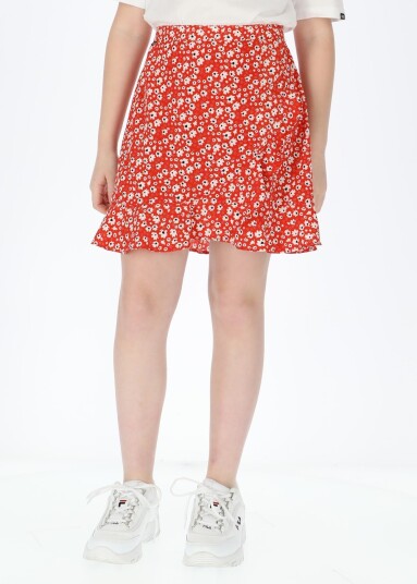 Seaside Sankt Claud Short Skirt Jr Red Flower 140 Skjørt