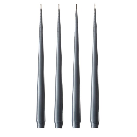 Ester & Erik lys 42 cm 4-pakning dark slate Lakkert