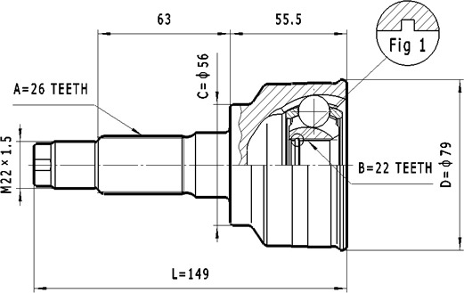 STATIM C.606 Drivledd
