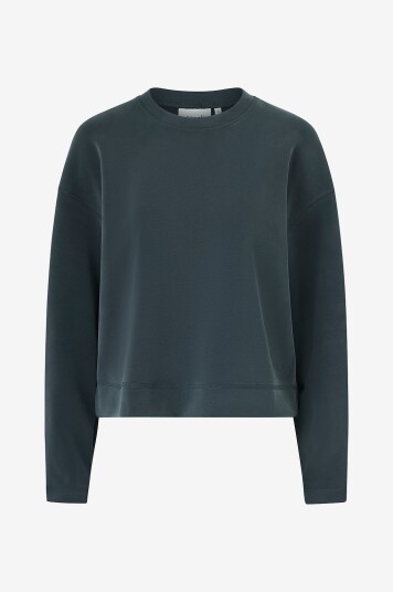 Casall - Collegegenser Peachy Crew Neck - Svart