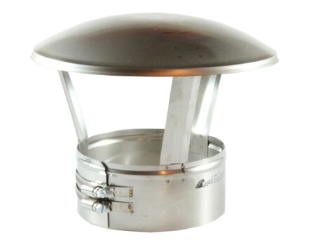 Pipehatt Kinahatt for stålpipe Ø 125mm