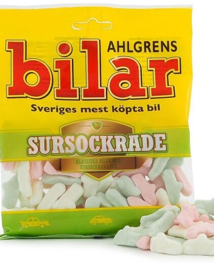Ahlgrens Sursukret Biler 100 gram Skumgodteri Ahlgrens Sursukret Biler 100 gram Skumgodteri