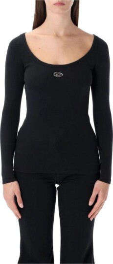 Diesel Dame Topper Svart XS,