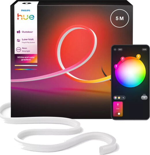 Philips Hue Neon utendørs LED stripe 5 meter