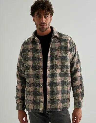 Woodbird WBGlixto Structure Shirt Overshirts Brun Woodbird WBGlixto Structure Shirt Overshirts Brun
