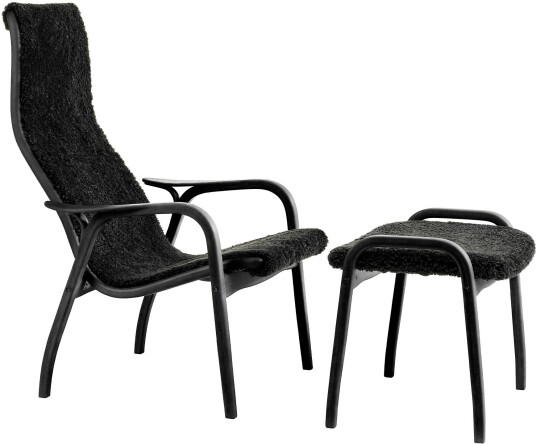 Swedese Swedese Lamino Black Edition Lenestoler Yngve Ekström Svart Tre/ull